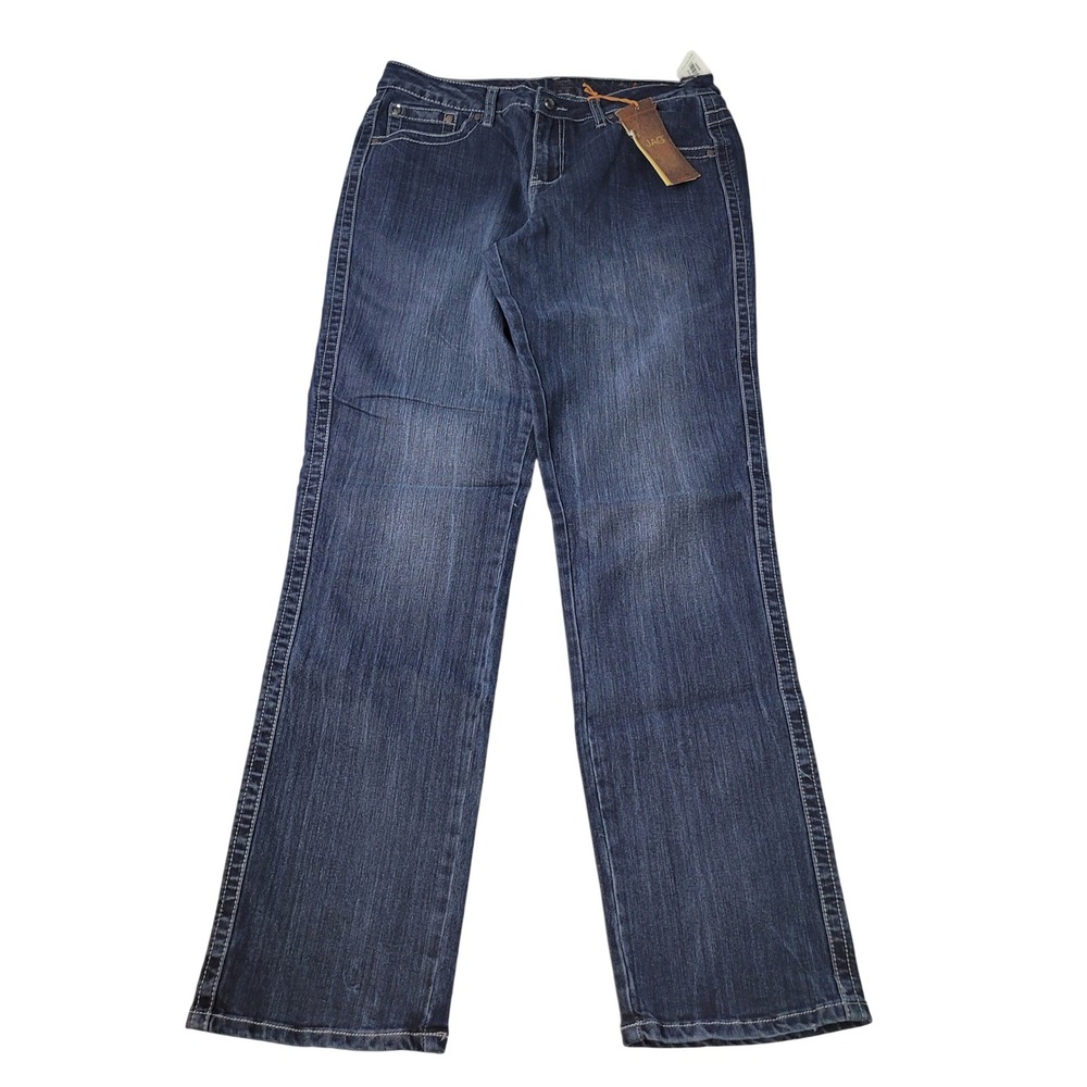 JAG Jeans Mid Rise Slim Leg Dark Wash Denim Womens Jeans Size 14 Regular Tags